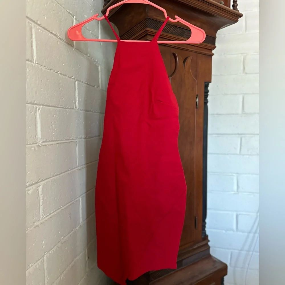 Mini Red Dress - Picture 2 of 4